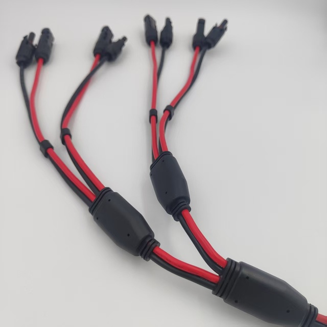 10AWG 12AWG Copper PVC Insulated Solar Cable IP67 1*2m 24V/12V 2A for Solar Panel Power Station Home & Industrial Use