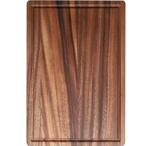 Tabla de cortar de madera de acacia ranurada, tabla de cocina de madera maciza para alimentos de bebé, tabla de cortar de madera para frutas, cocina - Product Image 5