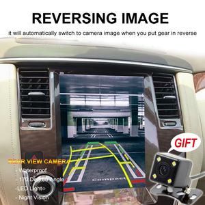 Lecteur vidéo multimédia pour voiture, GPS, écran Tesla, radio, navigation, stéréo, CarPlay sans fil, 8 Go + 128 Go pour Nissan Patrol 2014 2010-2018 - Product Image 5