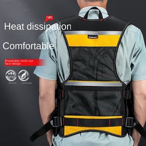 Gilet de travail multifonctionnel résistant à l'usure Gilet de sécurité pour la construction Gilets de travail réfléchissants pour électricien - Product Image 4