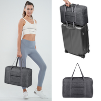 Bolsa Deportiva de Gimnasio Moderna Personalizada al por Mayor, de Gran Capacidad, con Logotipo OEM Impreso, Impermeable, Plegable, Ligera, para Viajes y Yoga