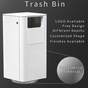 Contenedor de Basura Personalizado Conor - Acero Inoxidable para Uso Interior/Exterior - Product Image 3