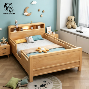 factory direct sale good price customization huge stock eco-friendly new designed <b>single</b> <b>bed</b> bedroom furniture wood children <b>bed</b> - Product Image 3