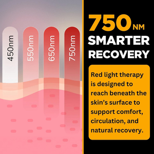 Ceinture chauffante pour le bas du dos, thérapie par lumière rouge, masseur lombaire pour le corps, masseur de taille avec 3 niveaux de chaleur - Product Image 5