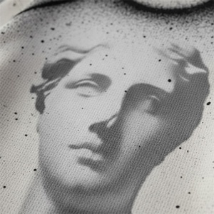 Maglietta ES Personalizzata Ecologica 100% Cotone Pesante Oversize con Stampa Digitale a Spruzzo, Termica a Nido d'Ape, Stile Boxy con Ricamo 3D - Product Image 3