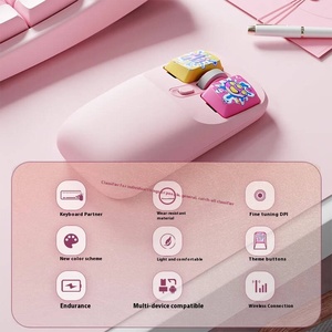 EWEADN XWD-119 yaratıcı Graffiti mekanik kablosuz şarj edilebilir oyun fare benzersiz baskı desenleri ile yüksek görünüm değeri - Product Image 4