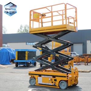 Plateforme élévatrice mobile à ciseaux électrique Smartlog SJY0.5-10 alimentée par batterie, en aluminium et acier, compacte, pour <span class=keywords><strong>lampadaires</strong></span> municipaux - Product Image 1