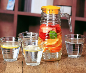 <span class=keywords><strong>Carafe</strong></span> à eau quotidienne <span class=keywords><strong>en</strong></span> gros, distributeur de boissons, verrerie, pichet <span class=keywords><strong>en</strong></span> <span class=keywords><strong>verre</strong></span> <span class=keywords><strong>avec</strong></span> <span class=keywords><strong>couvercle</strong></span> et poignée - Product Image 6