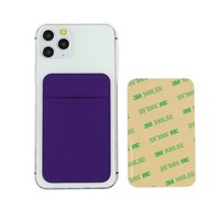 Usine Offre Spéciale Portable lycrar Card Sleeve Auto-Adhésif Téléphone Portable Titulaire de la Carte de Crédit Portefeuille Bâton sur Pour iPhone et Android