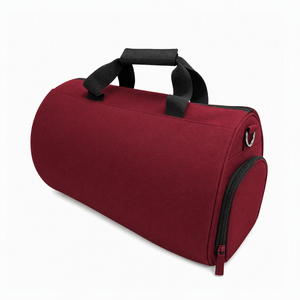 Bolsa de Entrenamiento Ligera e Impermeable de Poliéster, Tipo Barril, Simple, Portátil, para Gimnasio, Yoga, Reutilizable, con Correa de Hombro Extraíble - Product Image 1