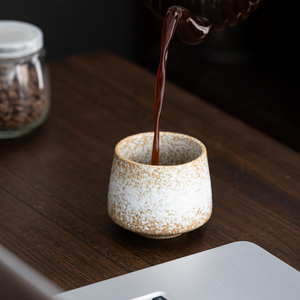 Tazza <span class=keywords><strong>da</strong></span> caffè in ceramica europea in gres con cambio forno retrò <span class=keywords><strong>da</strong></span> 200ml - Product Image 4