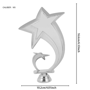Pièces de trophée étoile personnalisées de vente chaude pour danser des événements de chant décoration de trophée bon prix accessoires de trophée en plastique - Product Image 6