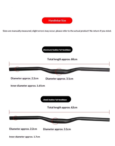 <span class=keywords><strong>Guidon</strong></span> de vélo <span class=keywords><strong>VTT</strong></span> en alliage d'aluminium noir 31,8 mm, léger, haute résistance, durable, design droit et plat - Product Image 5
