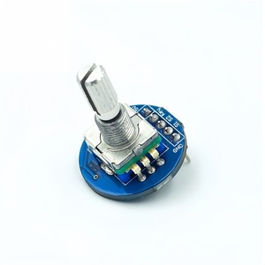 Módulo Codificador Rotatorio con Eje Moleteado y Conector de Pines, Orientación Vertical - Product Image 2