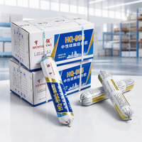 Scellant structurel en silicone neutre de haute qualité HENGQIANG HQ-995 pour la construction de murs-rideaux en verre, colle d'étanchéité imperméable
