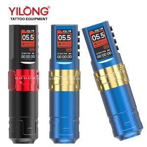 Máquina <span class=keywords><strong>de</strong></span> <span class=keywords><strong>Tatuaje</strong></span> Inalámbrica Profesional Yilong con Carrera Ajustable, Conexión RCA/Batería, Aleación <span class=keywords><strong>de</strong></span> Aluminio, Diseño Retro - Product Image 6