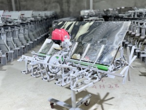 Professional 6 Lines 20 cm <b>Row</b> Spacing Planting <b>Machine</b> Heavy Duty Agricultural Seeding Equipment with Durable Steel Frame - Product Image 2