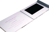 Brochure vidéo numérique à bas prix pour cadeaux d'entreprise, invitations de mariage, cartes