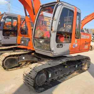 Excavatrice sur chenilles HITACHI ZX120 HIOS d'occasion, système hydraulique 12 tonnes, Zaxis 120 12T, pour travaux de terrassement urbains, tranchées de pipelines - Product Image 4