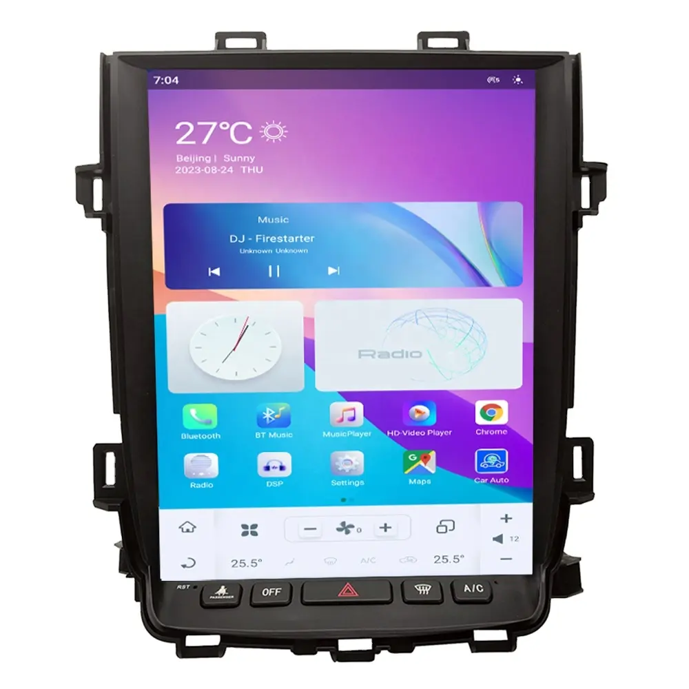 RoadNavi Tesla stile Android 11 autoradio per Toyota Alphard 20 2010-2014 lettore multimediale auto Wireless Carplay 4G