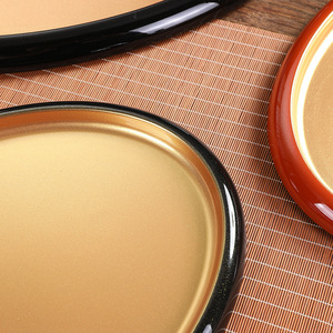 Double Sword Banquet <b>Small</b> Serving Dish Sukiyaki Japanese and Korean Cuisine <b>Tray</b> Oval Dessert Plate Sushi Plate Japanese <b>Tray</b> - Product Image 4