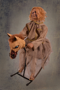 Festa della casa stregata sensore di movimento sonoro stridulo spaventoso appeso decorazione di Halloween fantasma - Product Image 3