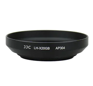 JJC LH-X20GB धातु लेंस हुड किट Fujifilm के लिए संगत LH-JX10, एक फिल्टर के साथ और एडाप्टर Fujifilm के लिए X10/X20