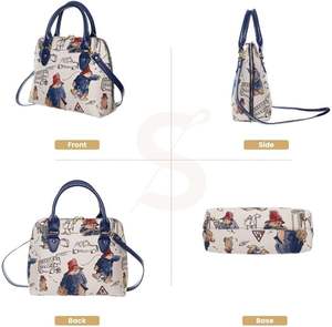 Bolsos cruzados de lujo para mujer, diseño vintage con grafiti, bolso de mano elegante con estampado personalizado, bolsos de hombro de cuero PU con cremallera - Product Image 2