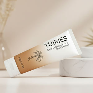 Crème nettoyante visage à l'acide aminé et à l'huile de coco ODM avec glutamate de cocyle disodique, contrôle du sébum et nettoyage en profondeur pour les peaux grasses 100g - Product Image 5