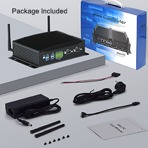 Không quạt hystou Mini PC in-tel Core I3-10110U DDR4 <span class=keywords><strong>RAM</strong></span> USB 3.0 kích thước nhỏ công nghiệp Mini PC cho sản xuất thông minh với wifi - Product Image 6