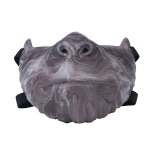 Máscara de Silicona de Medio Rostro SHAZ-3107 con Boca Abierta para Adultos Principiantes, Juego de Rol, Disfraz de Halloween, BDSM, Proveedor de Accesorios - Product Image 2