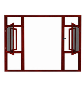 En verre trempé en aluminium fenêtres à battants série de fenêtre à battants en aluminium avec moustiquaire - Product Image 5