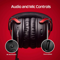 Casque de jeu filaire HyperX Cloud II circum-auriculaire en promotion, casque audio Hi-Fi USB 7.1 Surround ANC pour PC