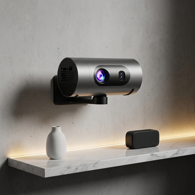 Q8PRO Smart Projector Android 14 Native 1080P 380 ANSI Lumens Auto Focus WiFi 6 Portable Home Theater Projector