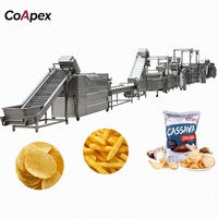 Machine de fabrication de chips de pommes de terre 200-300 kg/h, qualité Zhucheng, pour le marché moyen