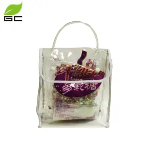 Groothandel Duurzame Pvc Draagtas Met Handgrepen Aangepast Formaat En Logo Hoge Kwaliteit Draagbare Pvc Rits Tas Voor Verpakking