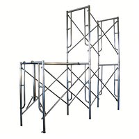 Andamio Plegable de Acero Galvanizado de Alta Resistencia, Capacidad de Carga de 800 kg, 5 Años de Garantía, Construcción de Hoteles