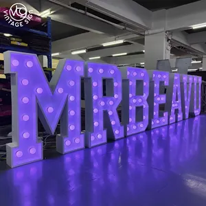 Factory Direct Table 4ft Grad Marquee Letters 4ft Lighting Bulb Led Marquee Letters Outdoor Waterproof Led Marquee Letter