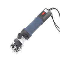 FOLK Doppelkopf-Tierhaarschneidemaschine 2500SPM Einstellbarer Klingen-Druck 180W Motor Hohe Sicherheit Schergerät für Rinder Schafe 220V/110V CE