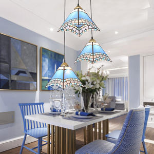 Mediterranean-Style <b>3</b>-Head Chandelier Unique Creative Simple <b>Pendant</b> <b>Light</b> for Guest Study Children's Dining Rooms - Product Image 4