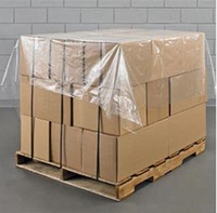 Meilleures ventes de couvertures de palettes en plastique transparent PE personnalisées, résistantes, imperméables à l'humidité, protection contre la poussière, souples et dures, en rouleau