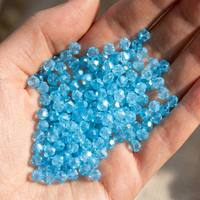 Perles à coudre YAXI de qualité supérieure, 4 mm, bicones, haute brillance, écologiques, durables, à 2 points, pour embellissement de vêtements, fourniture directe d'usine