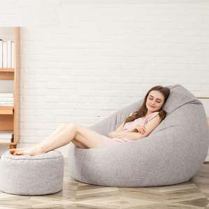 Modern Japanese Design High Quality Comfortable Foldable <b>Inflatable</b> Fabric <b>Bean</b> <b>Bag</b> Chair Sofa for Indoor Outdoor Use - Product Image 4