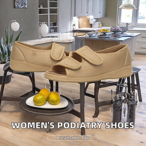 Zapatos Diabéticos Cómodos Antideslizantes con Soporte Ortopédico y Cierre de Velcro para Mujer - Product Image 3