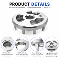 ODM & OEM Usinage CNC de capuchons de moteur en aluminium, composants de verrouillage pour drones, couvercles de verrouillage de moteur de drone, accessoires et pièces de drone