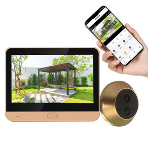 สมาร์ทไลฟ์รักษาความปลอดภัยกลางแจ้งโทรศัพท์ที่ประตูพร้อมจอแสดงผล4.3 3MP กล้องซ่อนขนาดเล็กและไมโครโฟนในตัว peepholes - Product Image 1
