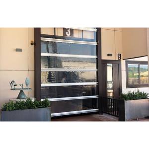 Porte pliante ALU.PACK en aluminium et PVC pour entrepôt, résistante au vent, installation facile, faible entretien - Product Image 5