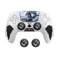 Coque de protection en silicone de qualité alimentaire pour manette de jeu PS5, étui souple anti-transpiration avec protections pour joysticks