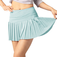 Jupes de sport pour femmes Aoyema, jupes de tennis, jupes de golf, shorts de fitness, shorts de course athlétiques à taille haute, séchage rapide, avec poche