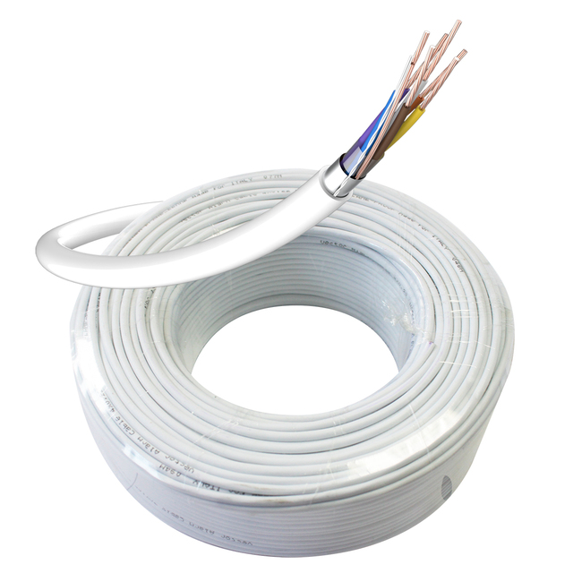 Multi Core 6C 4C 2C 0.22mm Stranded Electric Copper Alarm Cable